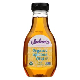 Wholesome Sweeteners Light Corn Syrup - Liquid Sweetener - Case Of 6 - 11.2 Oz.