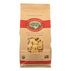 Montebello Organic Pasta - Conchiglia - Case Of 12 - 1 Lb.