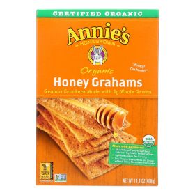 Annie's Homegrown Organic Honey Graham Crackers - Case Of 12 - 14.4 Oz.