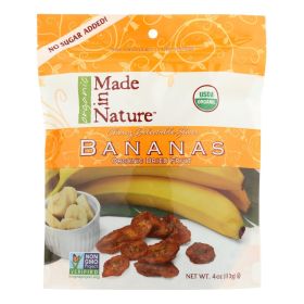 Made In Nature Bananas - Organic - Dried - Case Of 6 - 4 Oz