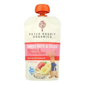 Peter Rabbit Organics - Oats&seeds Bana&straw - Case Of 10 - 4 Oz