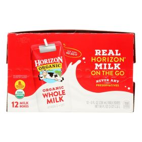 Horizon Organic Dairy - Milk Asptc Plain Whole - 1 Each - 12/8 Fz