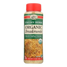 Edward And Sons Organic Italian Herb Breadcrumbs - Case Of 6 - 15 Oz.